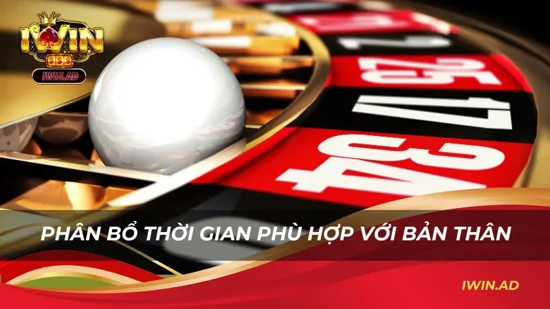 Phân bổ thời gian phù hợp với bản thân
